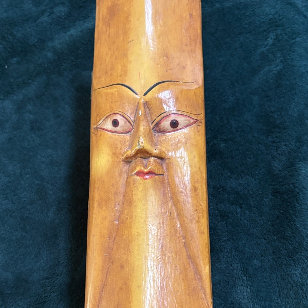 Hand-Carved Moon box jewelry box small storage - Picture 2 of 3
